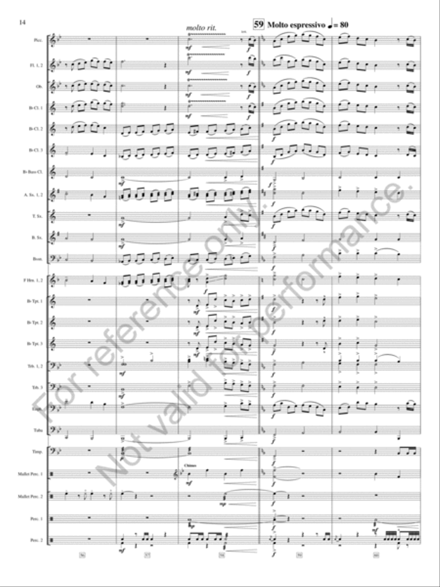 River City Sunset River City Sunset Concert Band scores gallery preview page 15