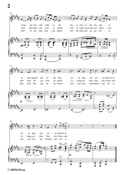 Schubert-Das Marienbild,in B Major,for Voice&Piano image number null