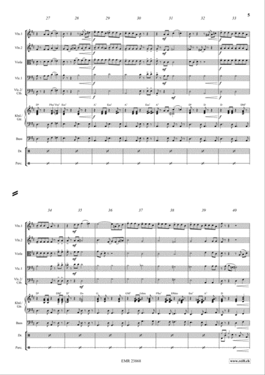 Cha Cha - Cuba Libre String Orchestra scores gallery preview page 5