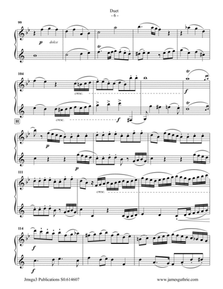 Beethoven: Duet WoO 27 No. 3 for Bass Flute & Bass Clarinet image number null