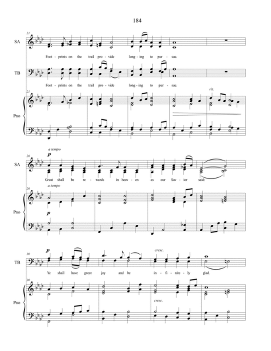 Great Shall Be Rewards in Heaven, sacred music for SATB choir image number null