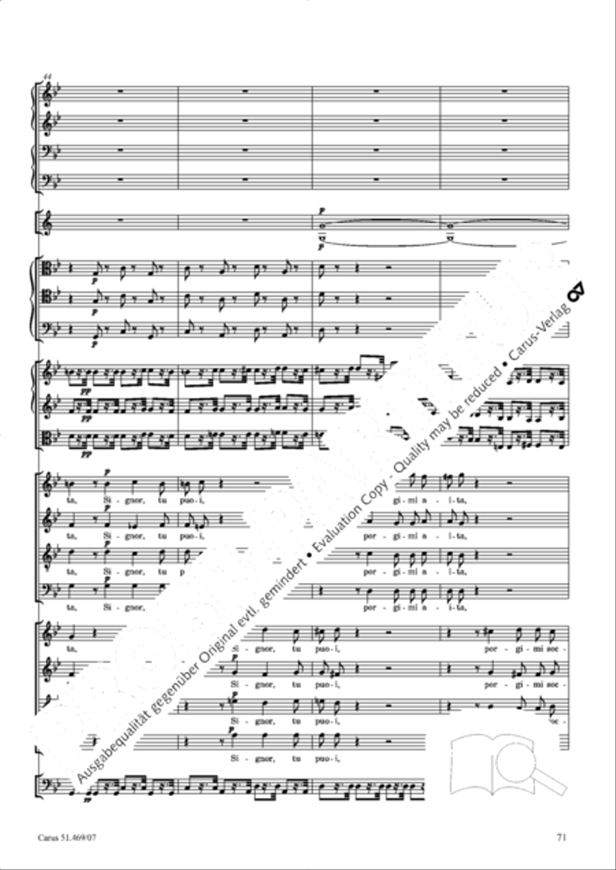 Davide penitente 4-Part scores gallery preview page 84
