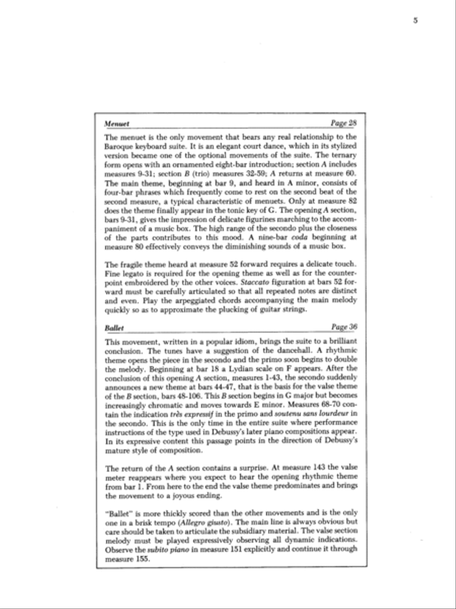 Debussy: Petite Suite - Piano Duet (1 Piano, 4 Hands) 1 Piano, 4-Hands scores gallery preview page 4
