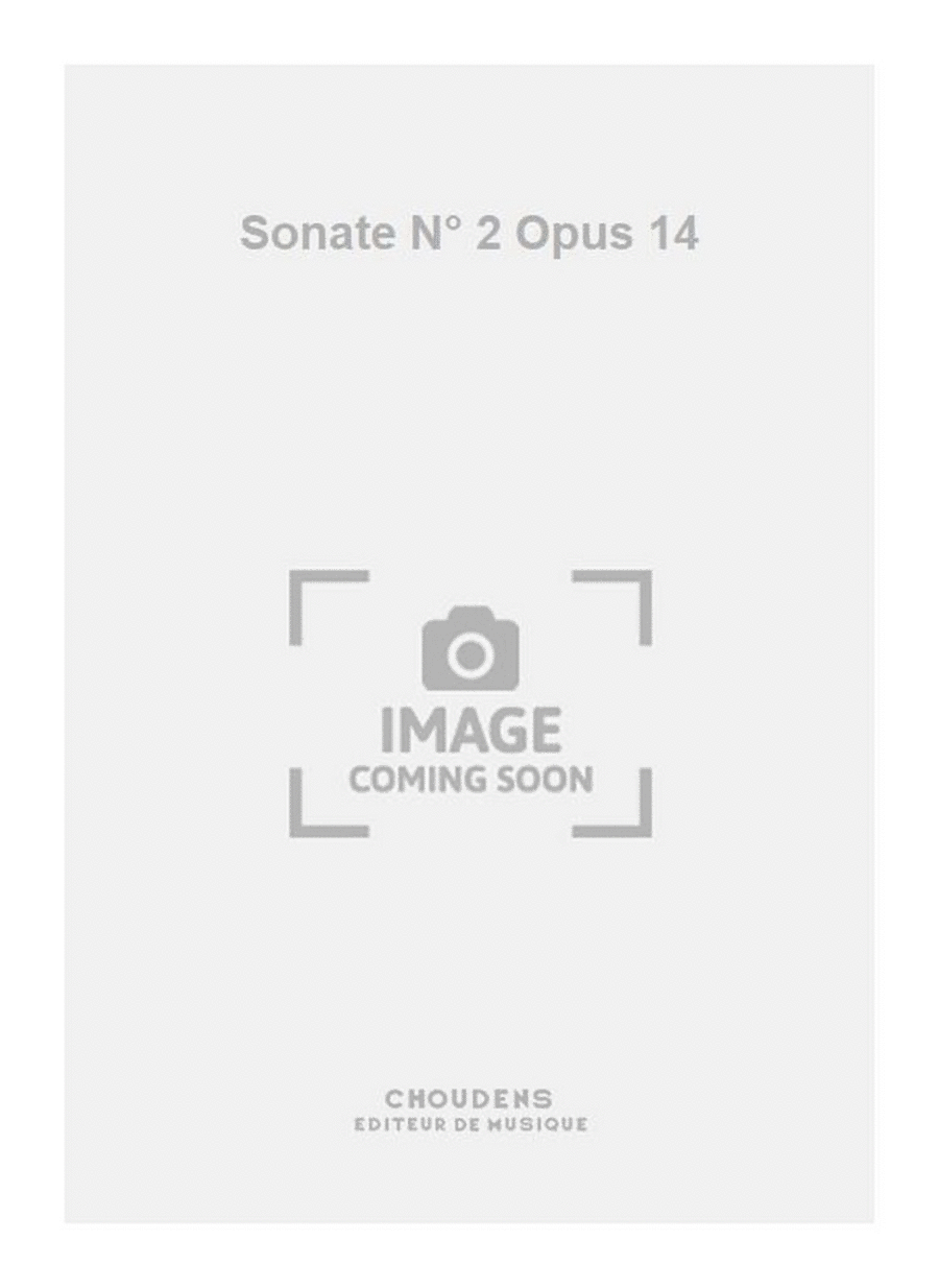Sonate N° 2 Opus 14 Organ scores gallery preview page 1