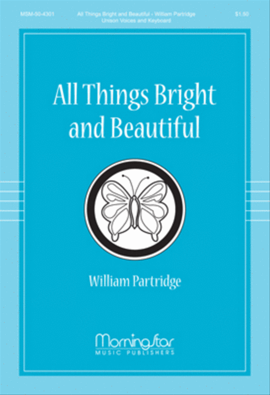 All Things Bright And Beautiful Unison Choir scores gallery preview page 1