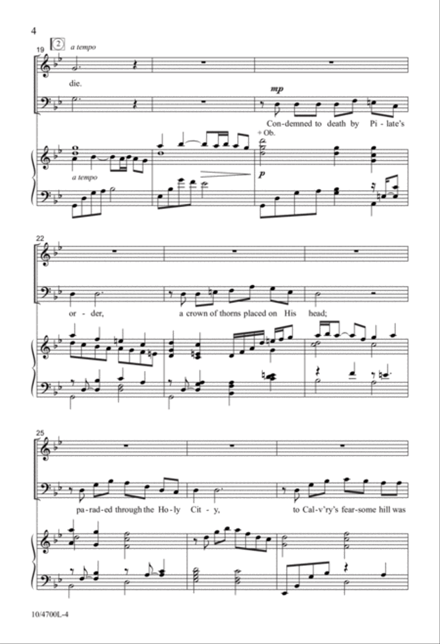 On the Via Dolorosa 3-Part scores gallery preview page 4