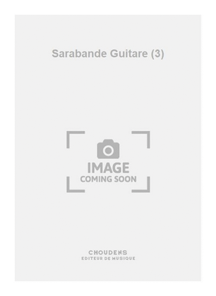 Book cover for Sarabande Guitare (3)