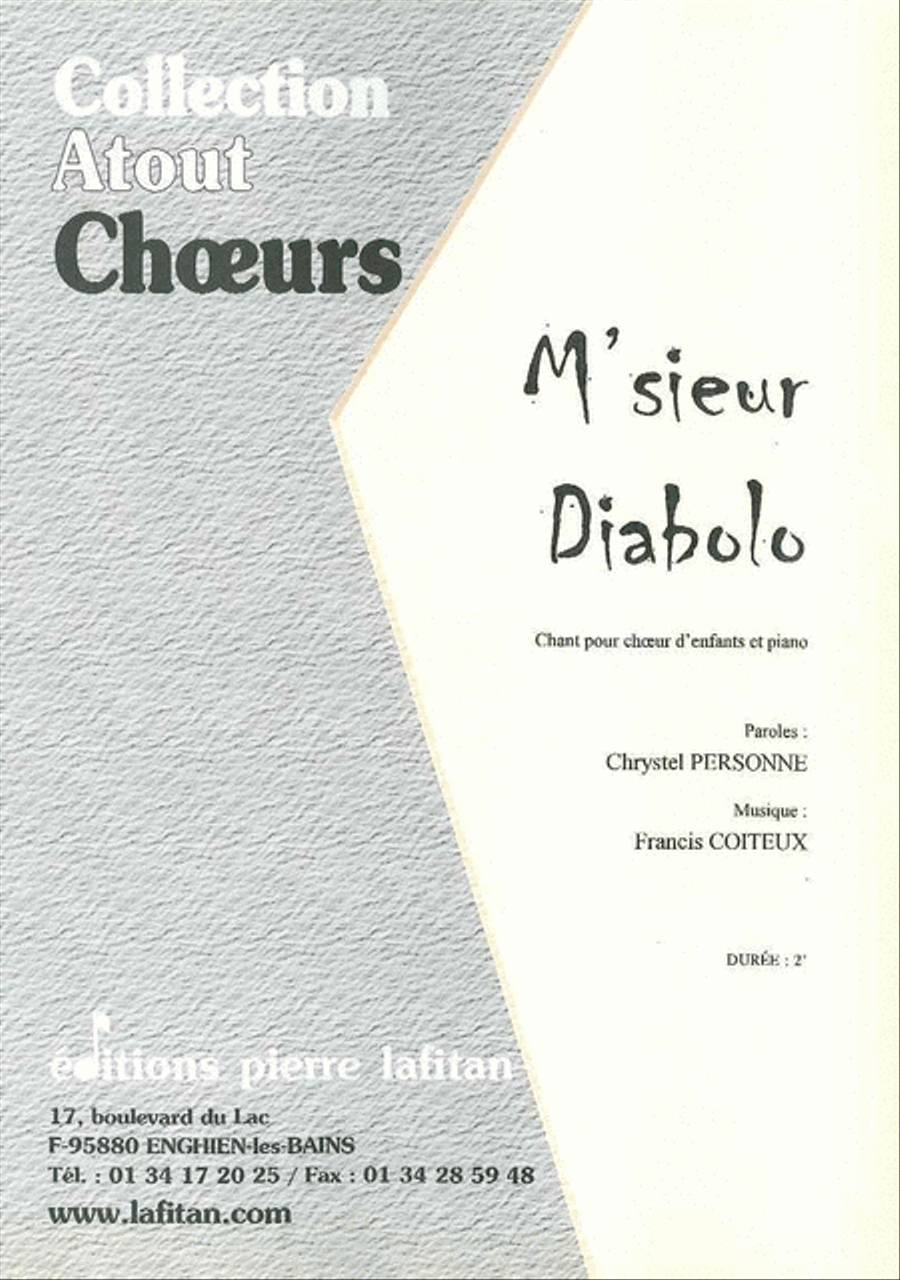M'Sieur Diabolo Children's Choir scores gallery preview page 1