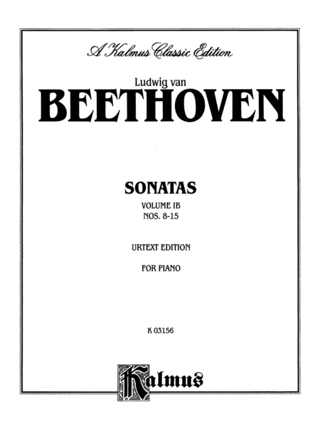 Sonatas (Urtext), Volume 1B