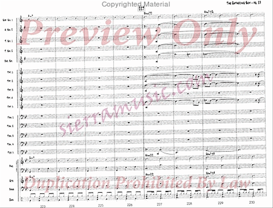 The Gathering Sky Jazz Ensemble scores gallery preview page 30
