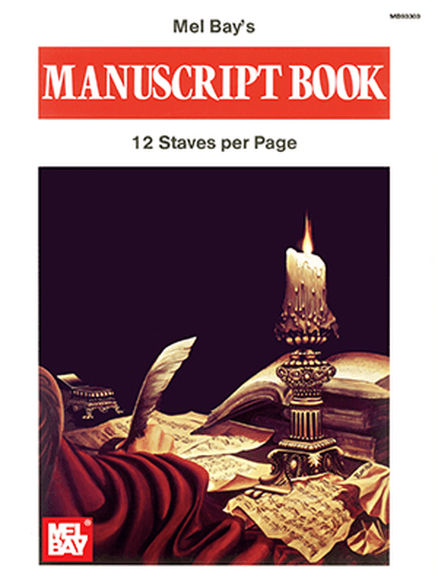 Manuscript Book 12 Stave Staff Paper scores gallery preview page 1