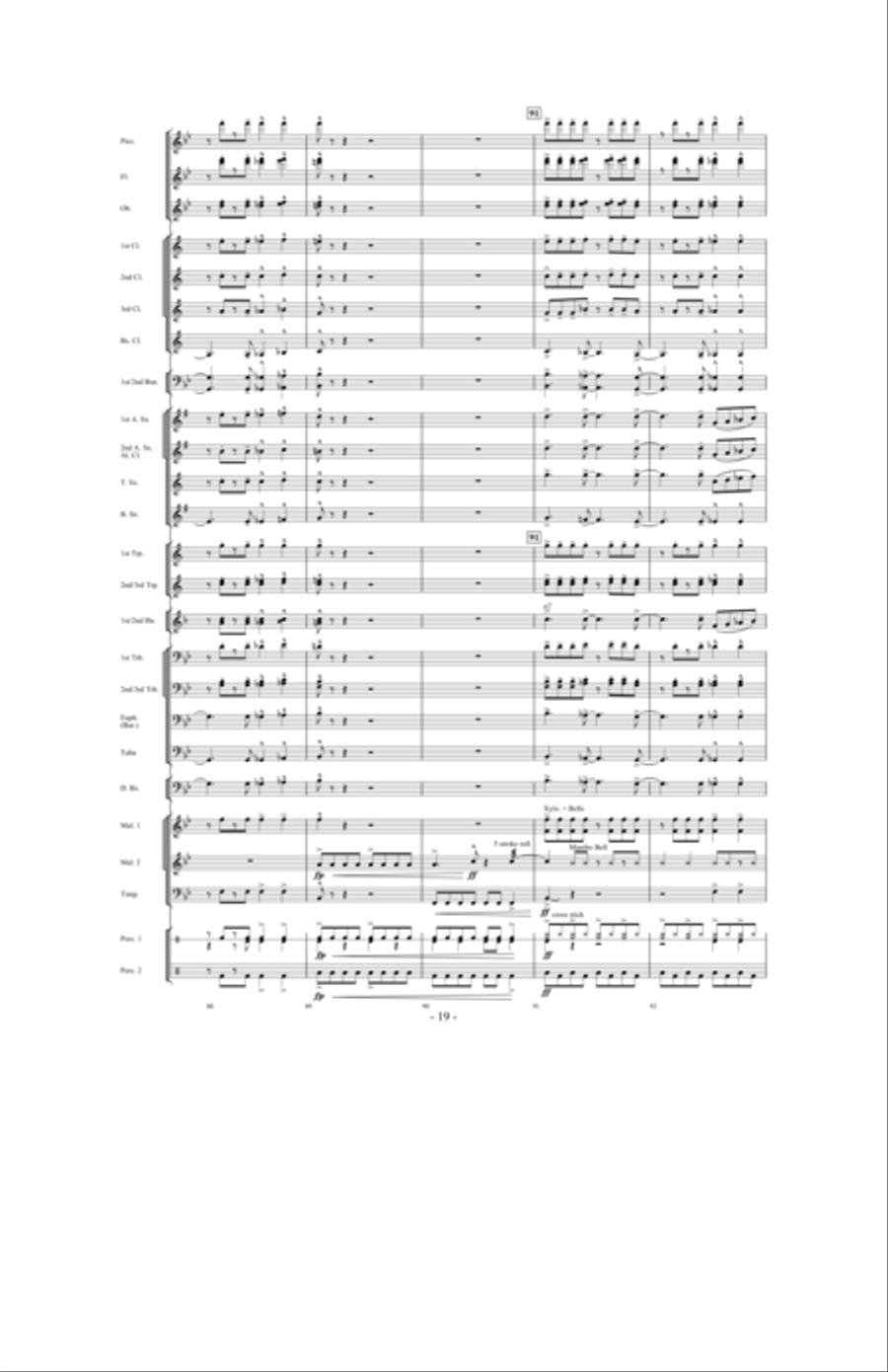 Nightflight Concert Band scores gallery preview page 18