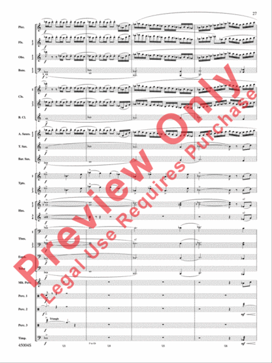 Red Rock Mountain Concert Band scores gallery preview page 28