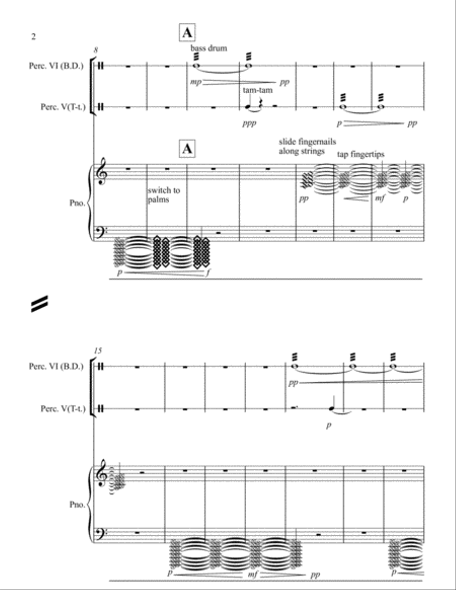 Terraqueous Percussion Ensemble scores gallery preview page 5