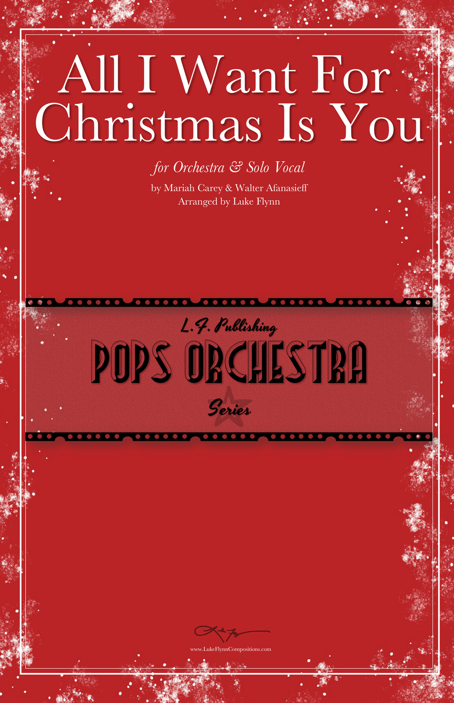 All I Want For Christmas Is You Full Orchestra scores gallery preview page 1