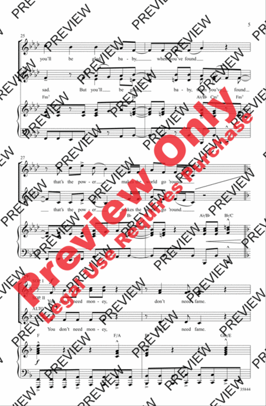 The Power of Love Women's Choir scores gallery preview page 5