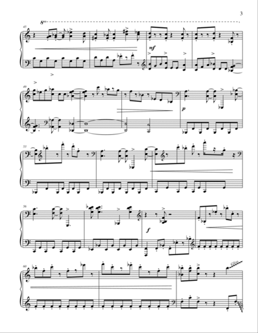 Chance of Rain Chance of Rain Piano Solo scores gallery preview page 3