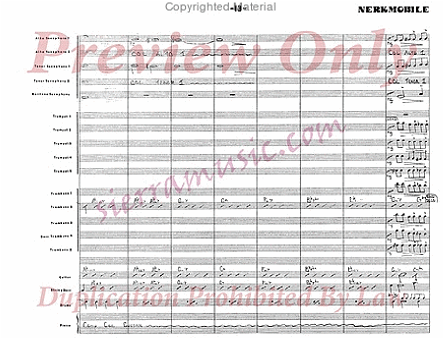 Nerkmobile Nerkmobile Jazz Ensemble scores gallery preview page 14