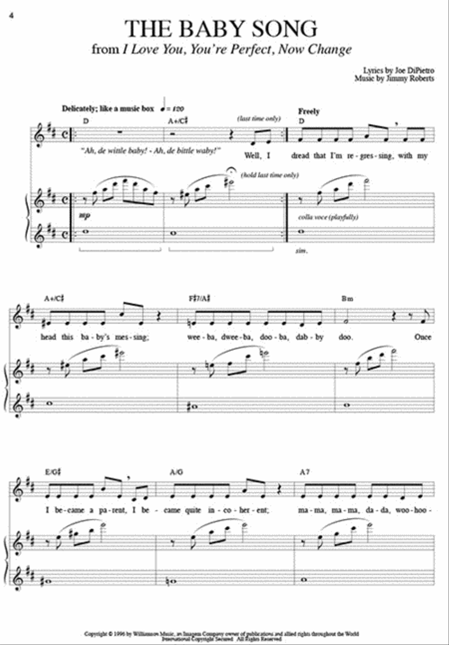 Theatre and Cabaret Comedy Songs - Men's Edition Voice scores gallery preview page 3