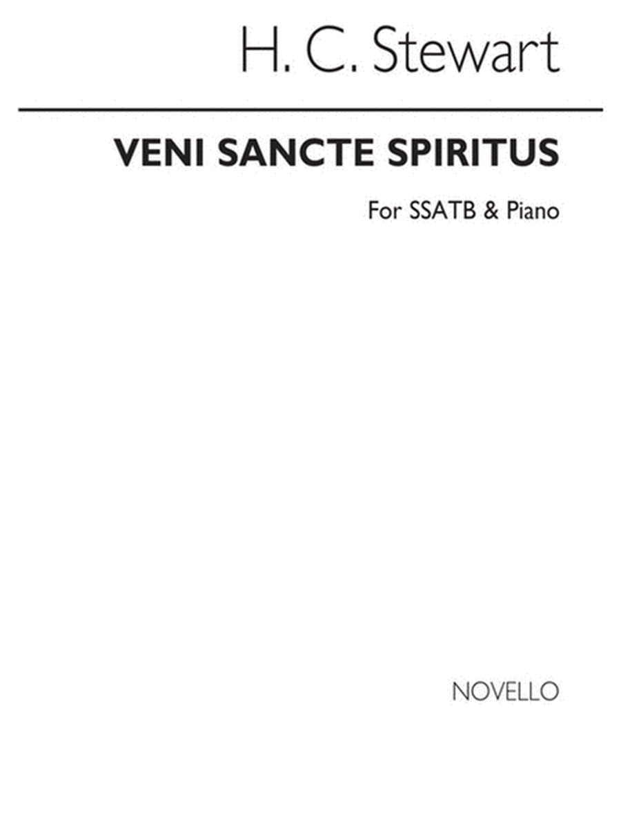 Stewart Veni Sancte Spiritus Ssatb/Piano(A