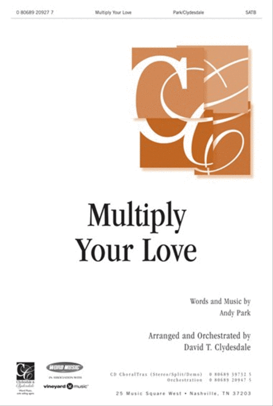 Multiply Your Love - CD ChoralTrax