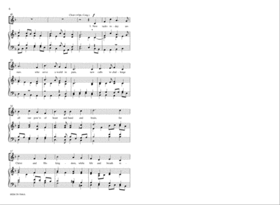 Give Thanks to God on High (Downloadable Choral Score)