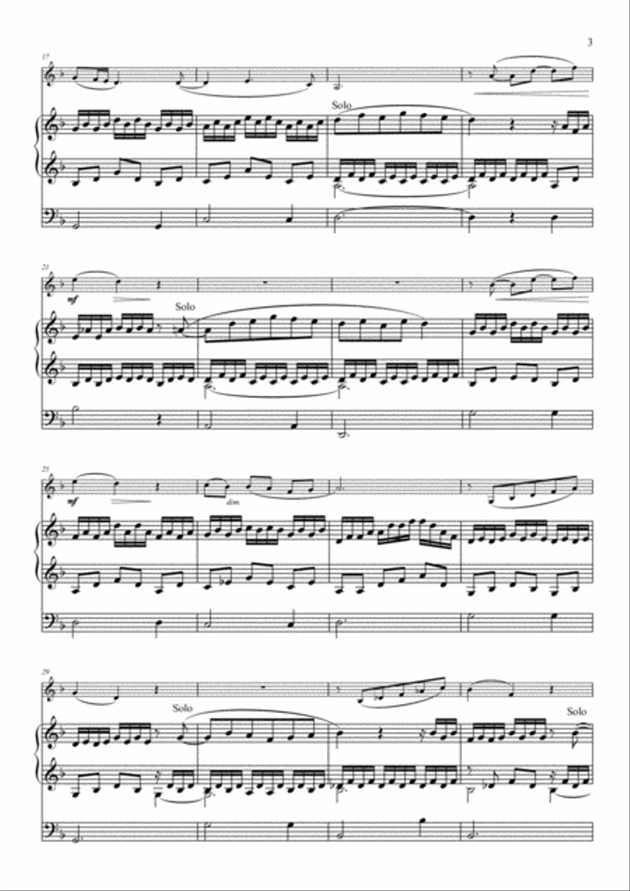 Romance for Alto Saxophone and Organ Romance for Alto Saxophone and Organ Woodwind Duet scores gallery preview page 3