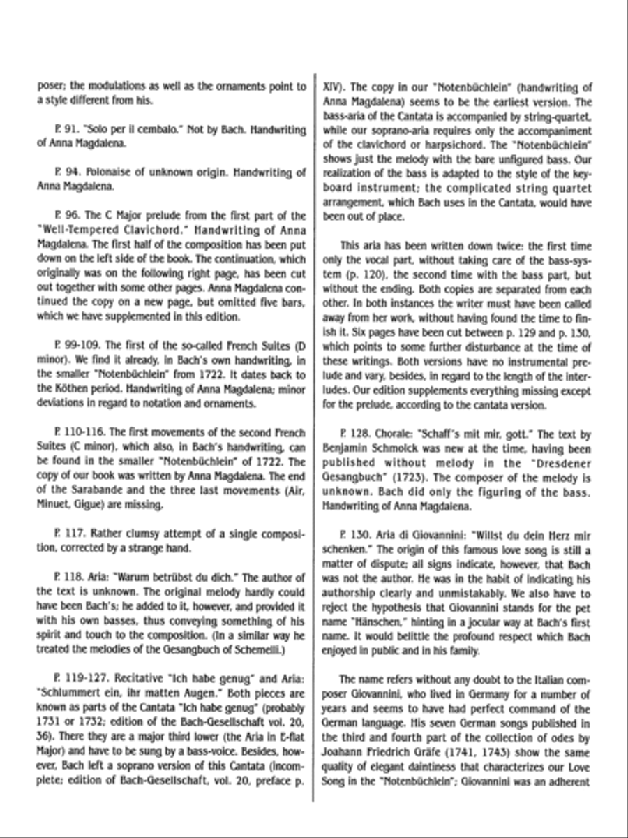 The Notebook for Anna Magdalena Bach Piano Solo scores gallery preview page 7