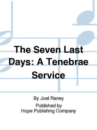 Book cover for The Seven Last Days