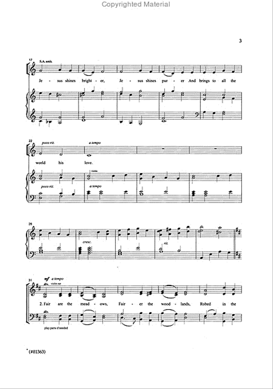 Hymnplicity Easter 4-Part scores gallery preview page 3