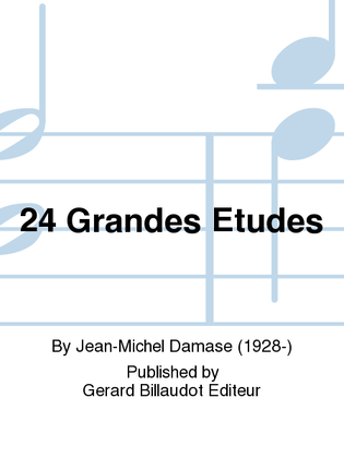 Book cover for 24 Grandes Etudes