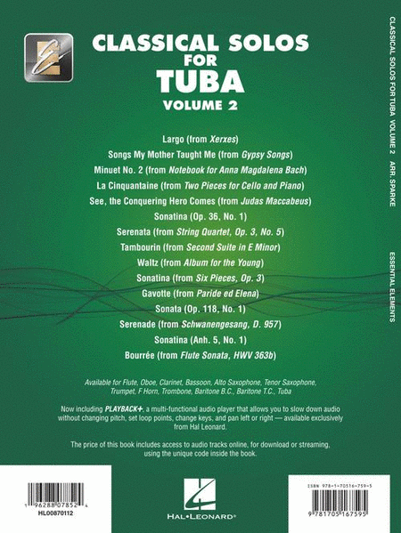 Classical Solos for Tuba – Volume 2