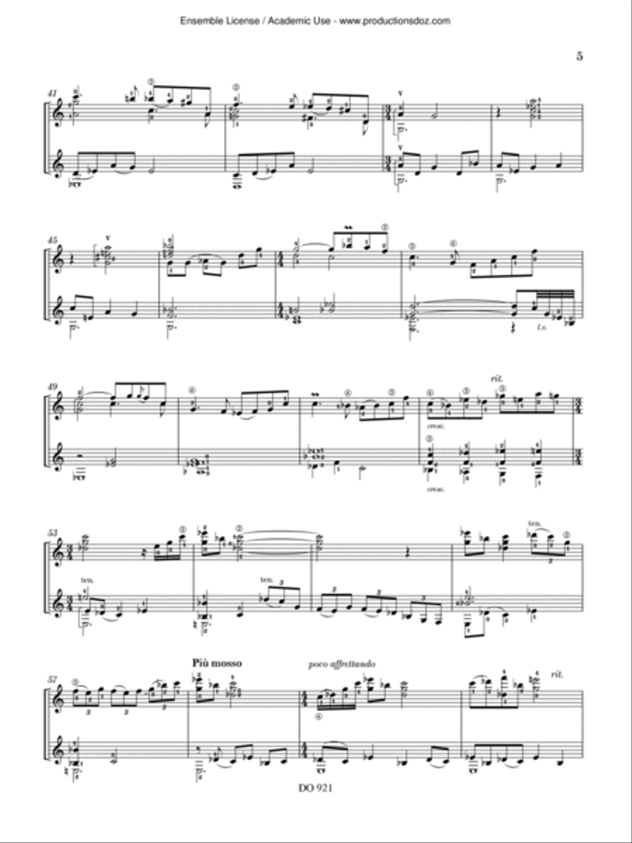 Maracaípe Classical Guitar scores gallery preview page 5