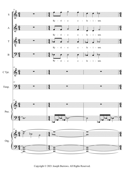Mass for Saint Joan of Arc - Full Score and Parts image number null