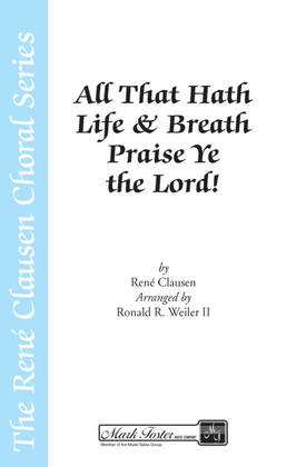Book cover for All that Hath Life & Breath, Praise Ye the Lord!