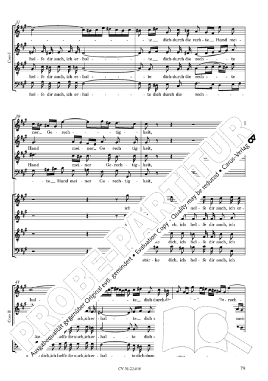 The complete motets (without Bc) Choir scores gallery preview page 86