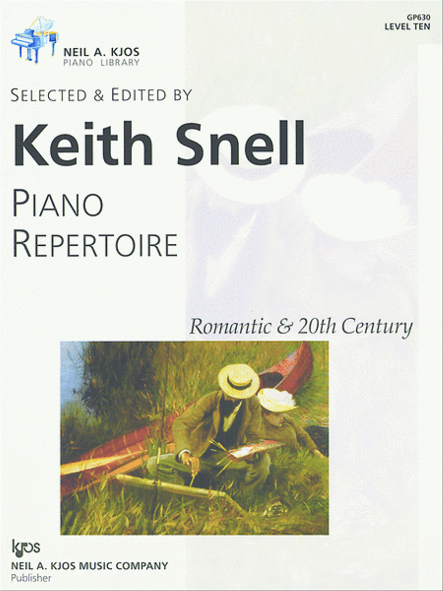 Piano Repertoire: Romantic & 20th Century, Level 10 Piano Method scores gallery preview page 1