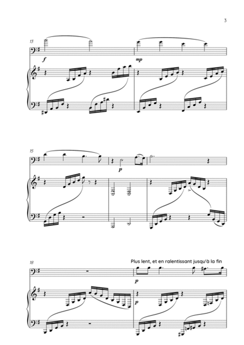 Three Hahn Songs for Trombone & Piano