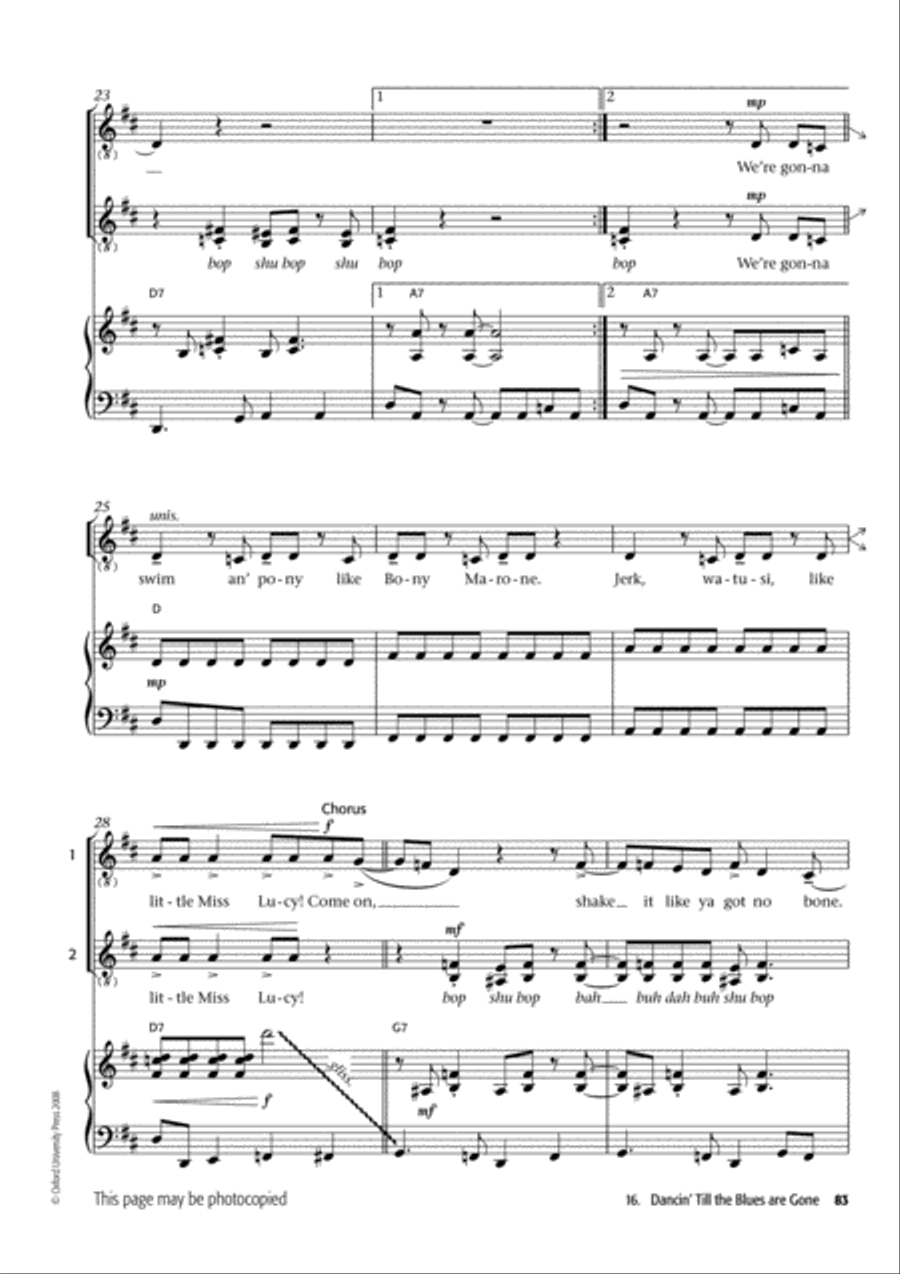 Popular Voiceworks 1 4-Part scores gallery preview page 26