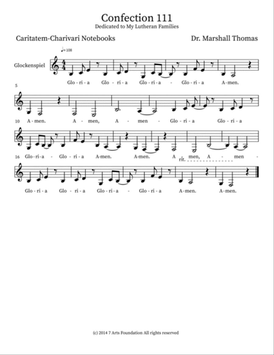 Confection 111 Percussion scores gallery preview page 4