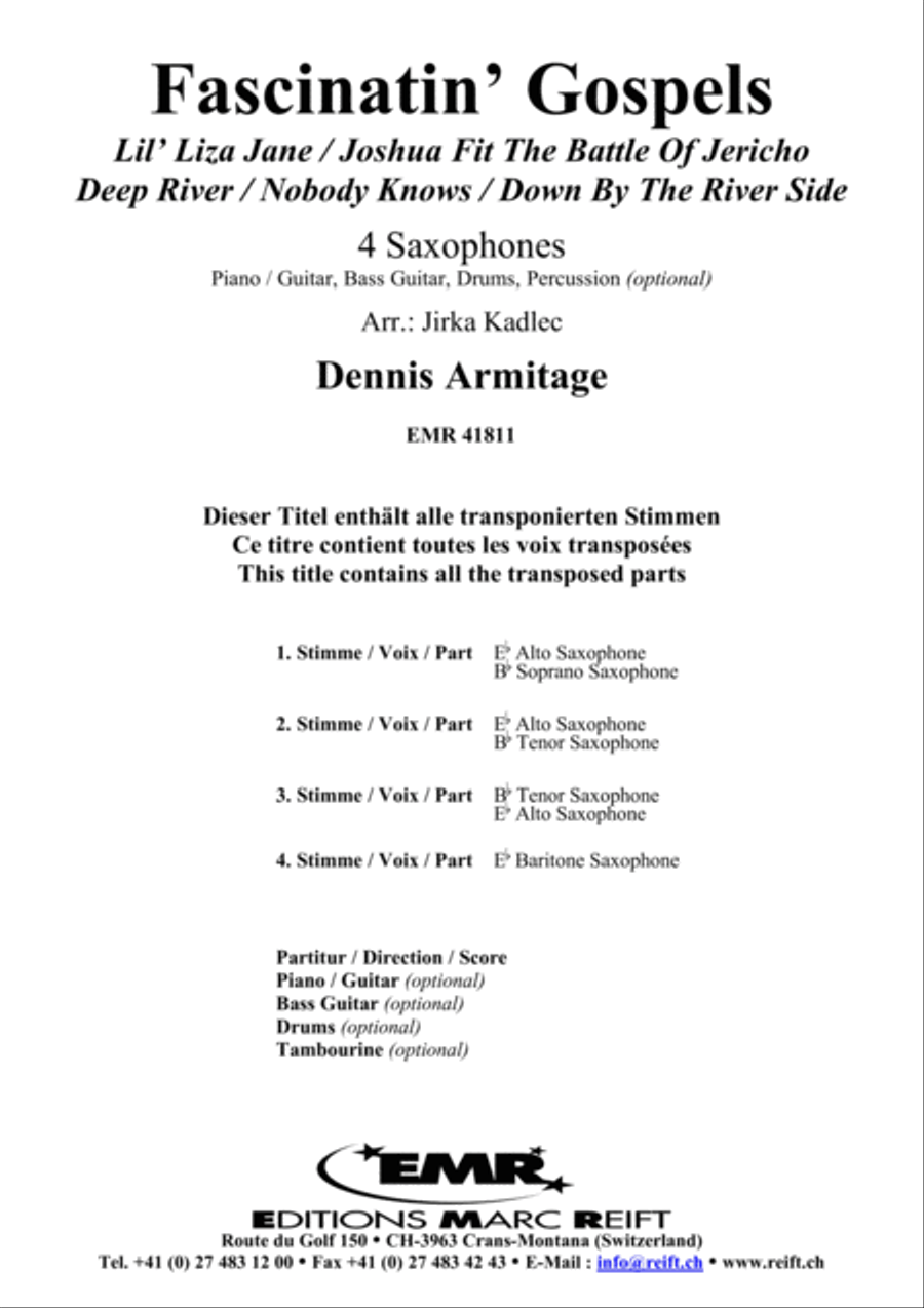 Fascinatin' Gospels Fascinatin' Gospels Saxophone scores gallery preview page 2