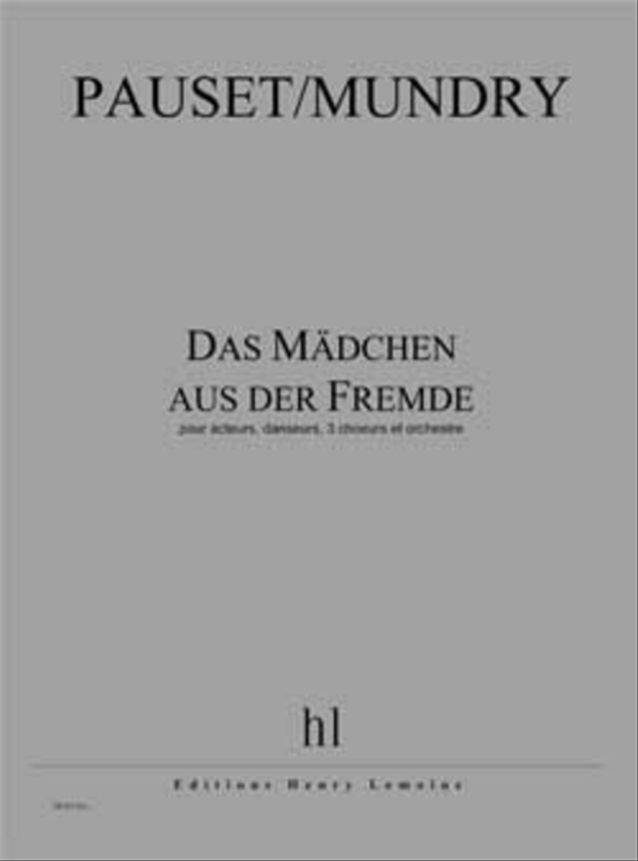 Das Madchen Aus Der Fremde Choir scores gallery preview page 1