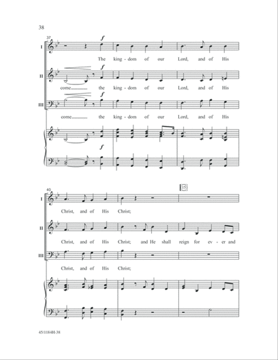 Messiah Messiah 3-Part scores gallery preview page 38