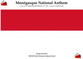 Book cover for Monégasque (Monaco) National Anthem for String Orchestra (MFAO World National Anthem Series)