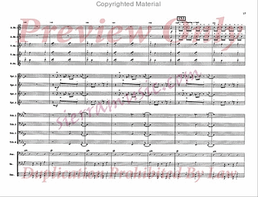 Ol' Man River Big Band scores gallery preview page 18