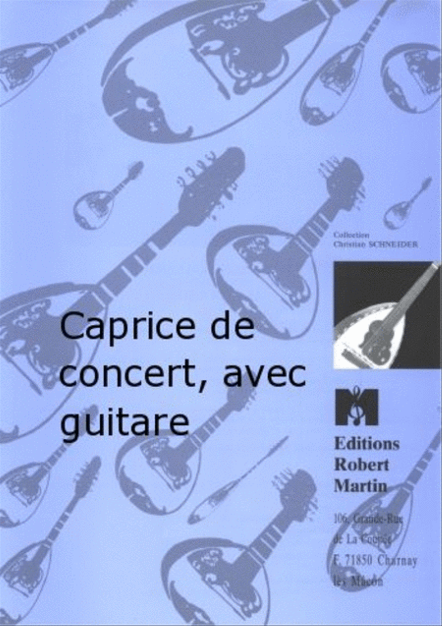 Caprice de concert, avec guitare Mandolin scores gallery preview page 1