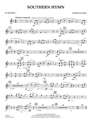 Southern Hymn - Bb Trumpet 1