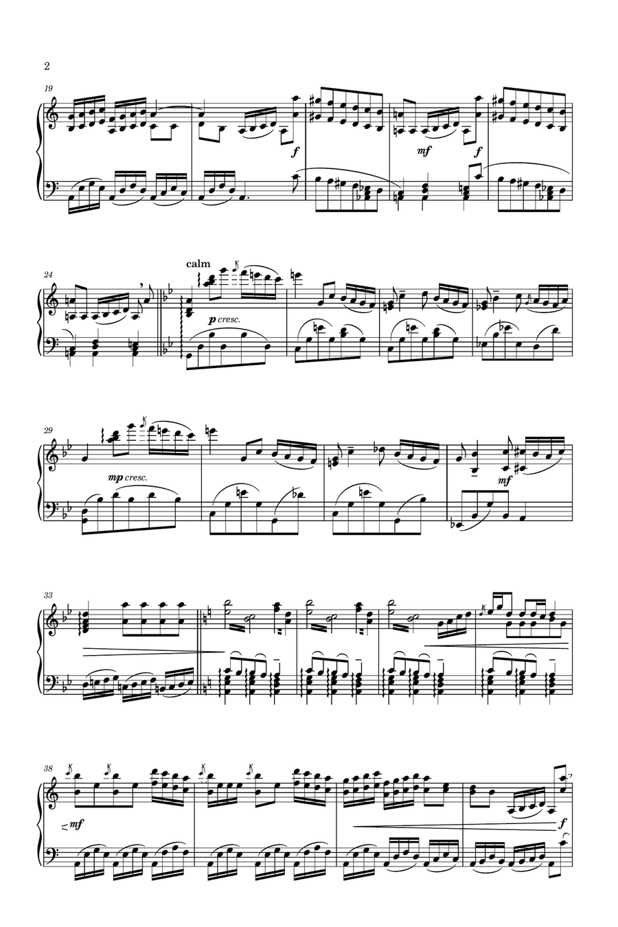 Odessa Odessa Piano Solo scores gallery preview page 2