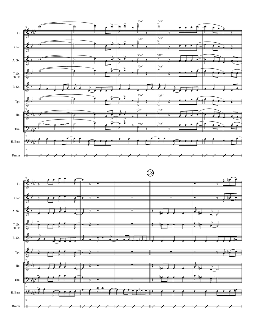 Hey! Baby! Jazz Ensemble scores gallery preview page 2