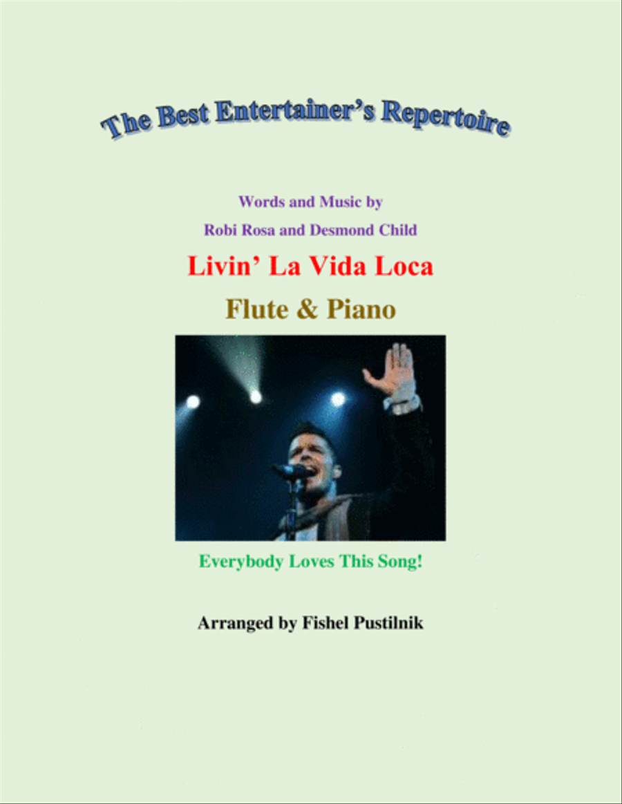 Livin' La Vida Loca Flute Solo scores gallery preview page 1